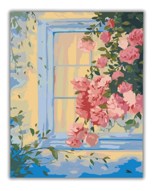Roses on the Windowsill