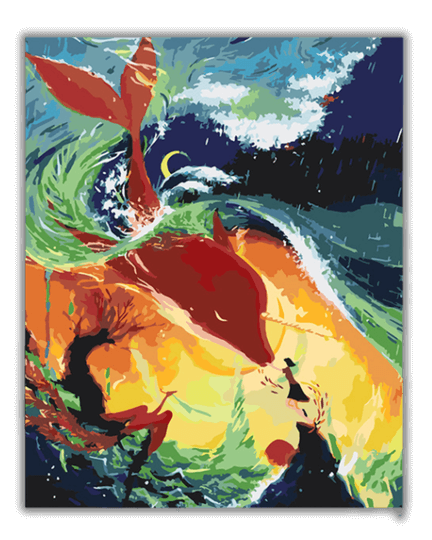 Big Fish and Begonia